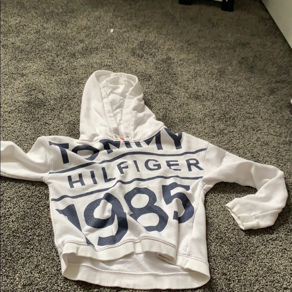 A white hoodie